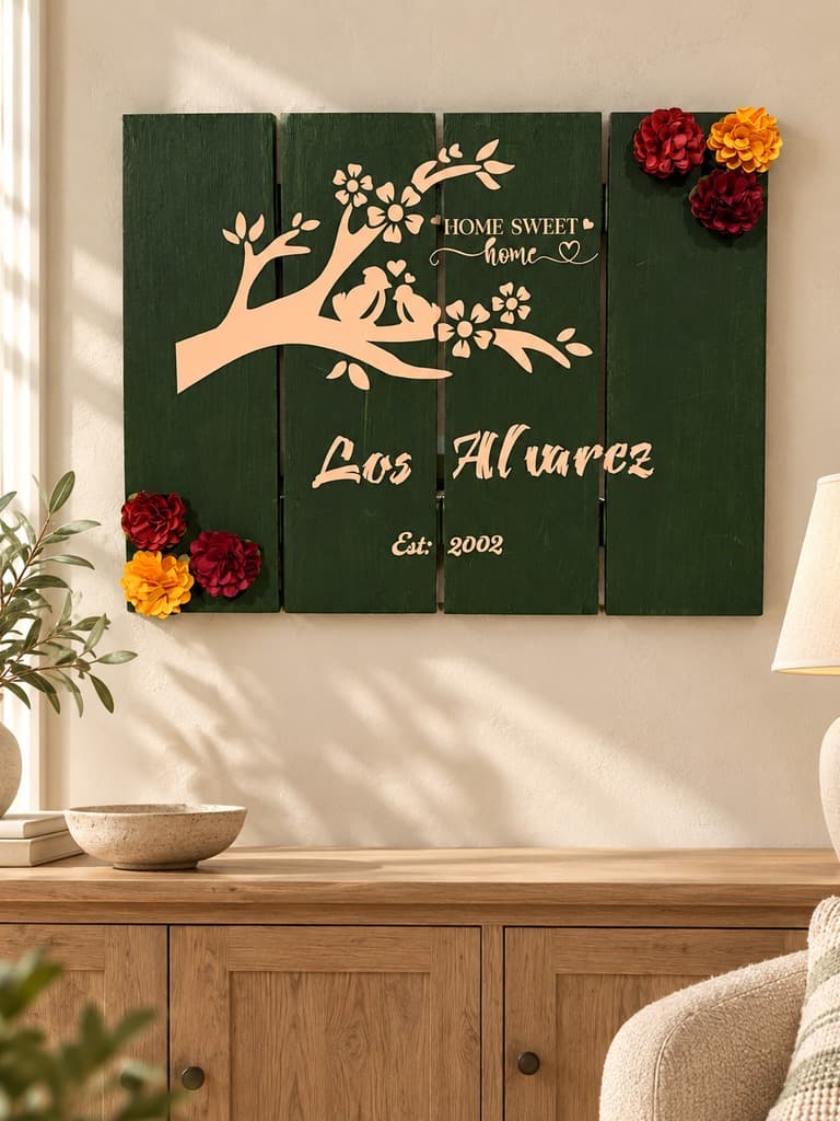 Wood sign